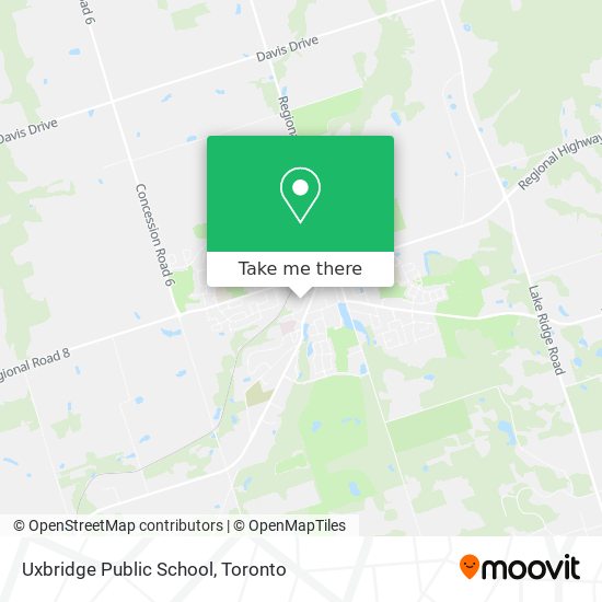 Uxbridge Public School map