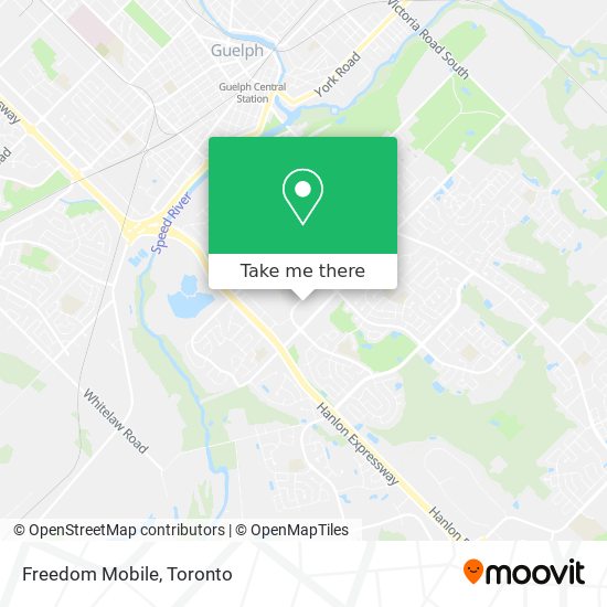 Freedom Mobile map