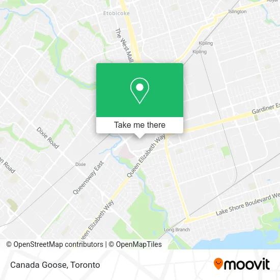 Canada Goose map
