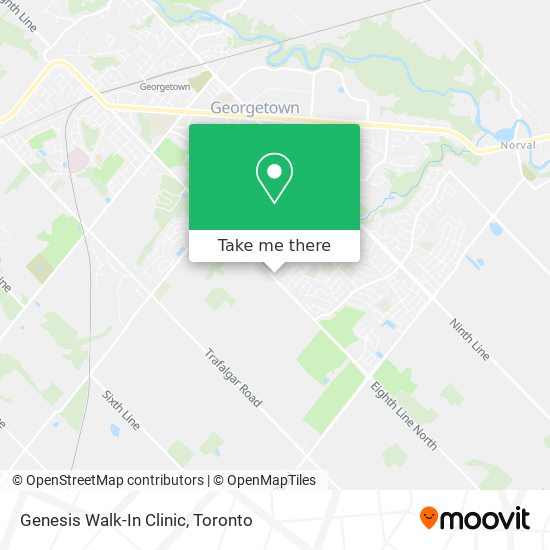 Genesis Walk-In Clinic map