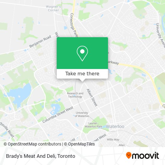 Brady's Meat And Deli map