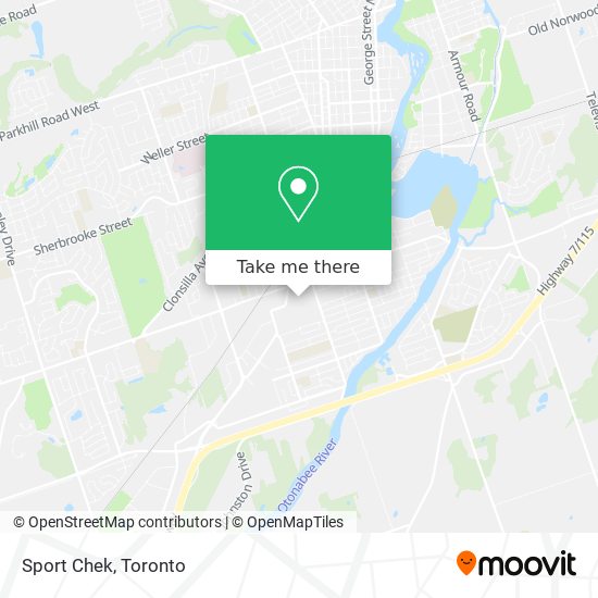 Sport Chek map