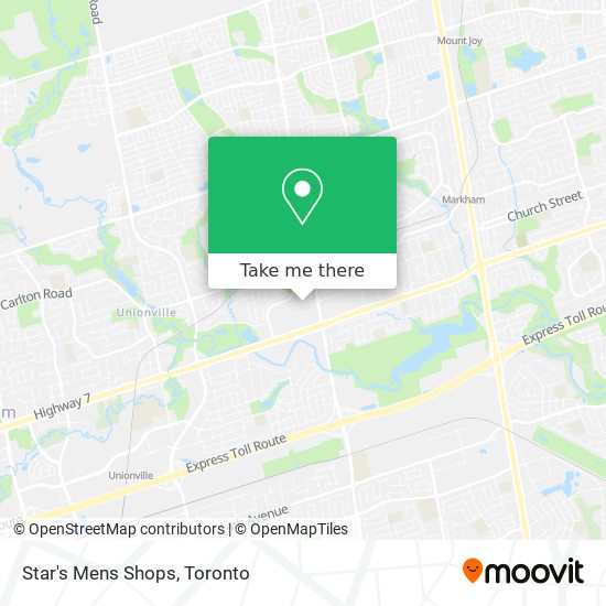 Star's Mens Shops map