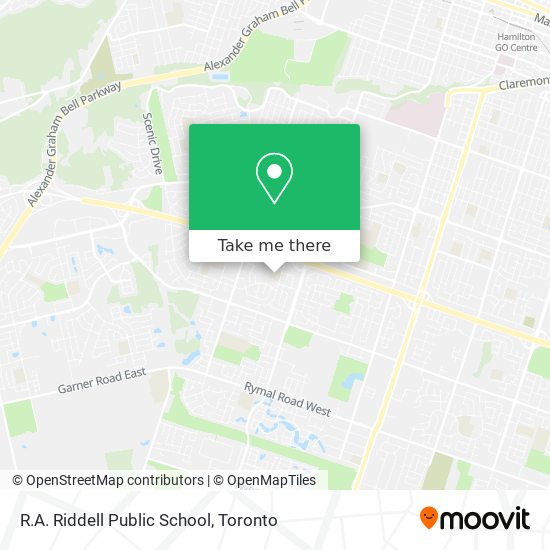 R.A. Riddell Public School map