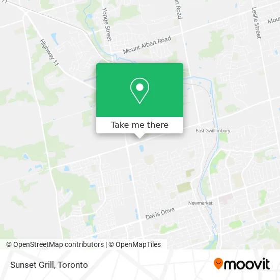 Sunset Grill map