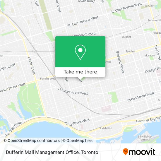 Dufferin Mall Management Office plan