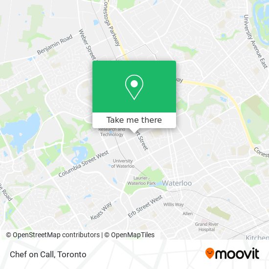 Chef on Call map