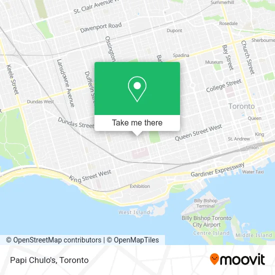 Papi Chulo's map