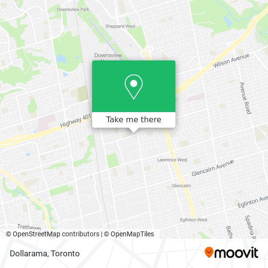 Dollarama map