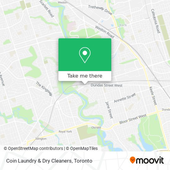 Coin Laundry & Dry Cleaners map