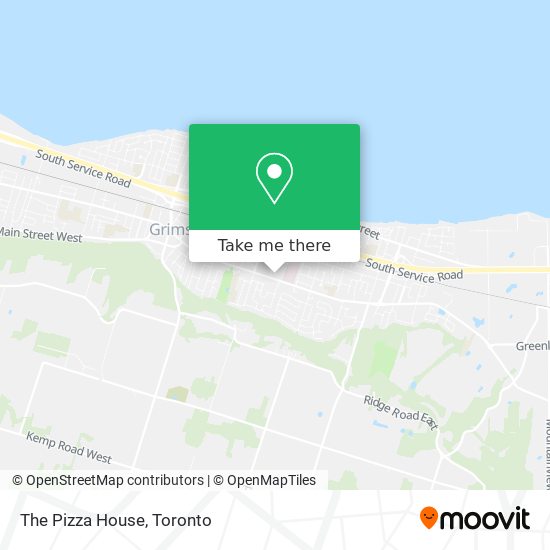 The Pizza House map