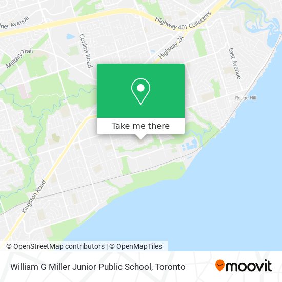 William G Miller Junior Public School map