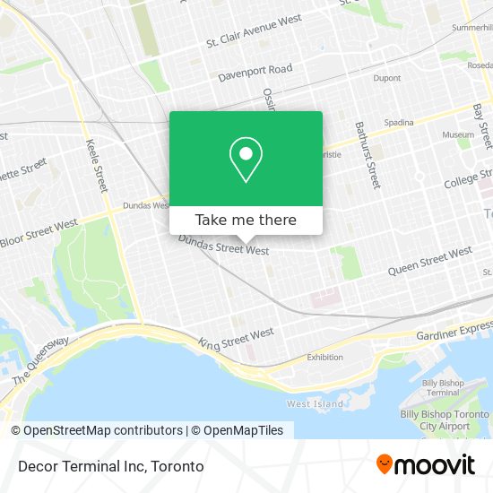 Decor Terminal Inc map