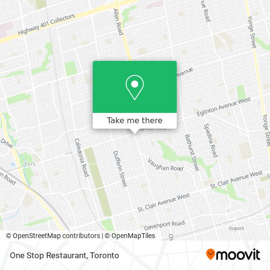One Stop Restaurant map