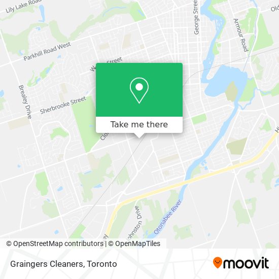 Graingers Cleaners map