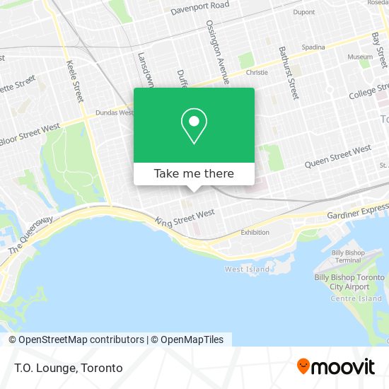 T.O. Lounge map