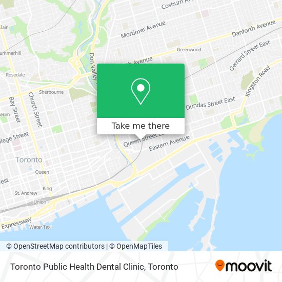 Toronto Public Health Dental Clinic map