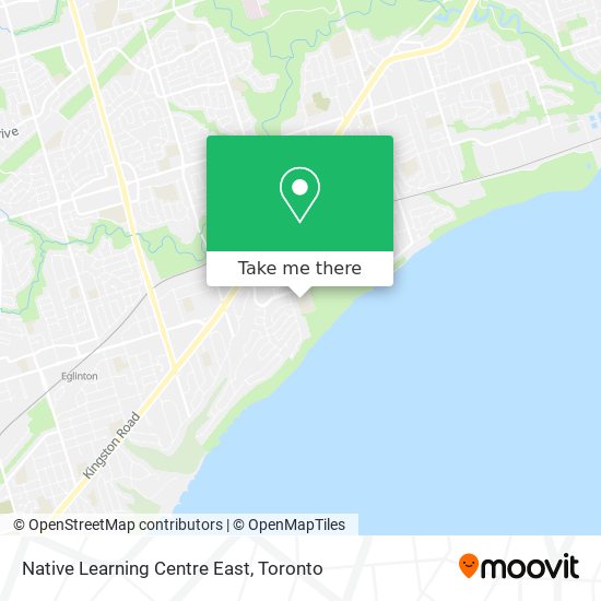 Native Learning Centre East map