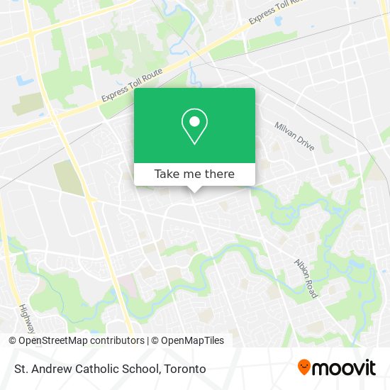 St. Andrew Catholic School map