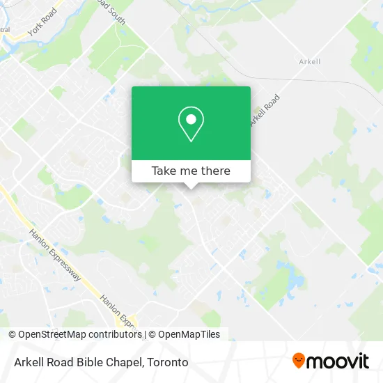 Arkell Road Bible Chapel map