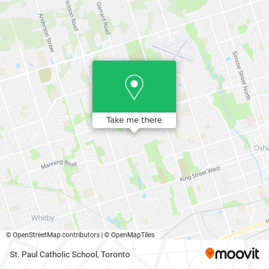 St. Paul Catholic School map