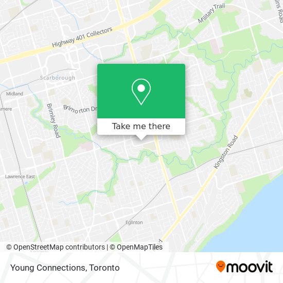 Young Connections map