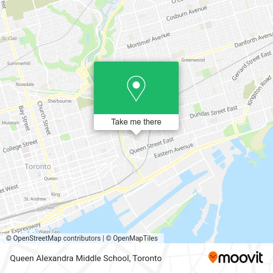 Queen Alexandra Middle School map