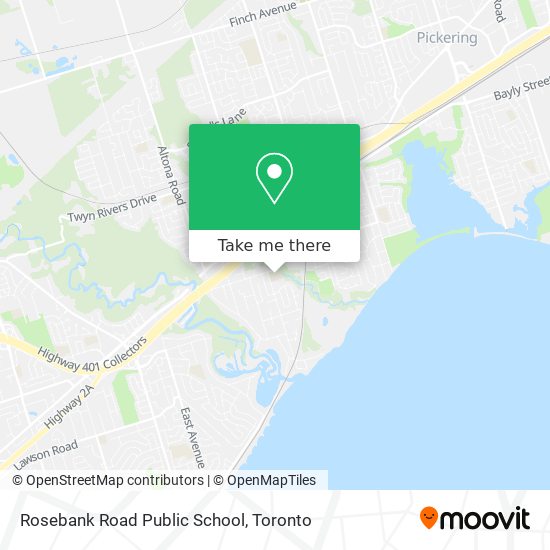 Rosebank Road Public School map