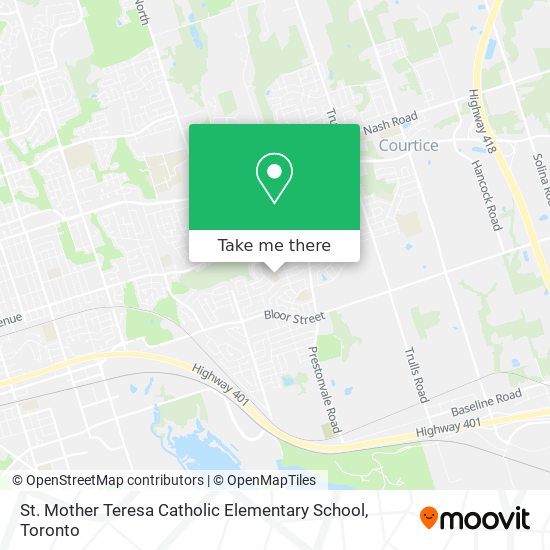 St. Mother Teresa Catholic Elementary School map