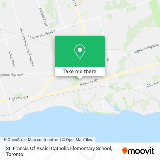 St. Francis Of Assisi Catholic Elementary School map