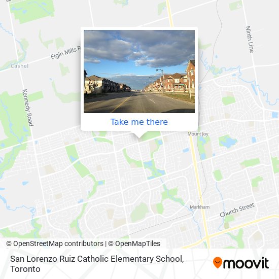 San Lorenzo Ruiz Catholic Elementary School map