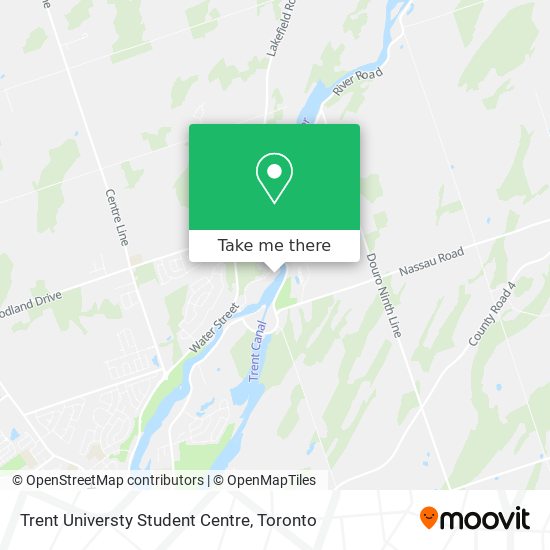 Trent Universty Student Centre plan