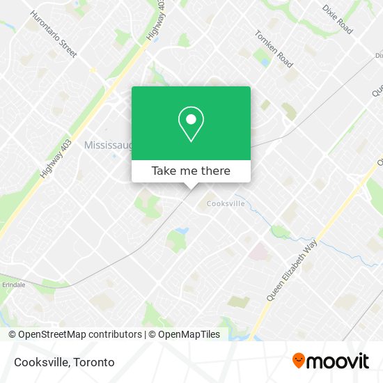 Cooksville map