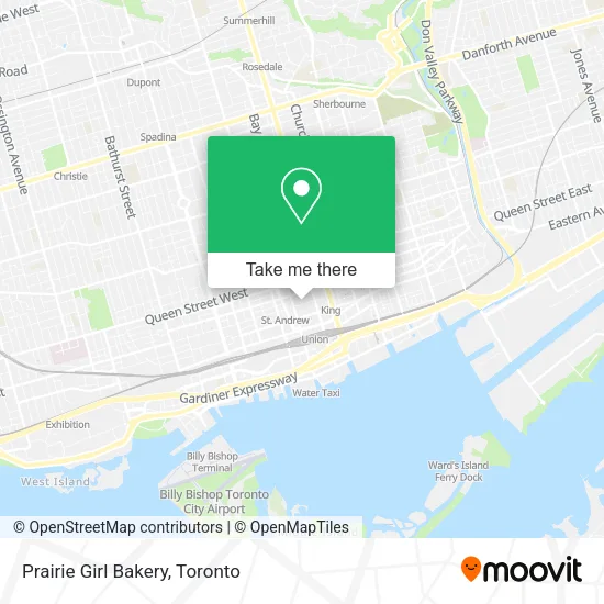 Prairie Girl Bakery map
