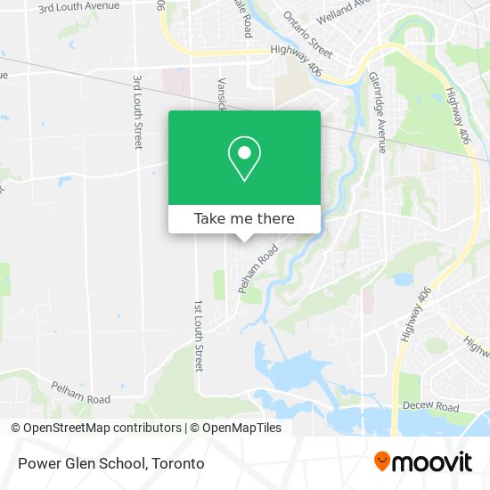 Power Glen School map