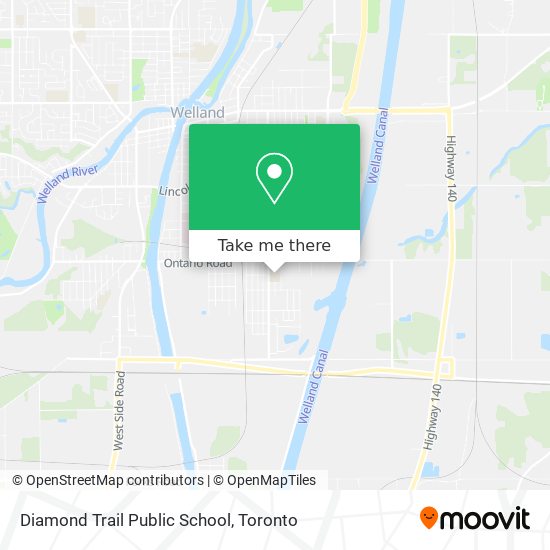 Diamond Trail Public School map