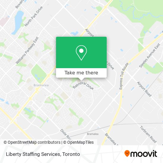 Liberty Staffing Services map