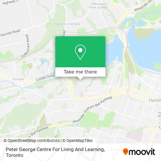 Peter George Centre For Living And Learning map