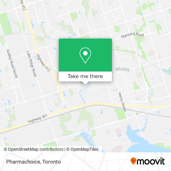 Pharmachoice map