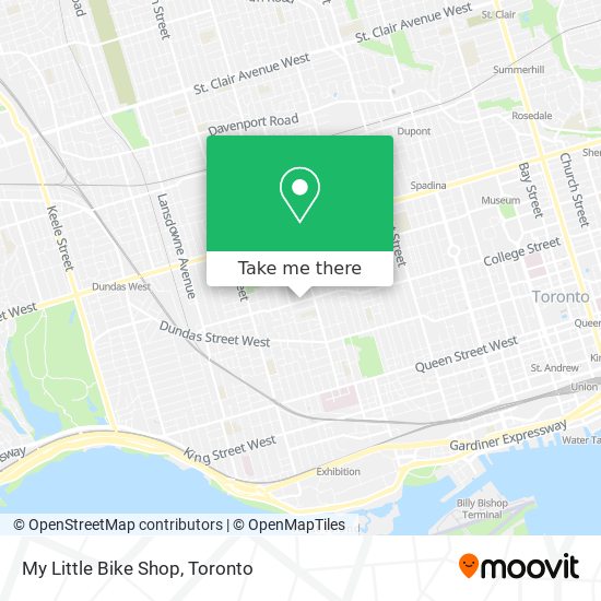 My Little Bike Shop map