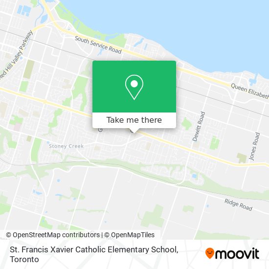 St. Francis Xavier Catholic Elementary School map