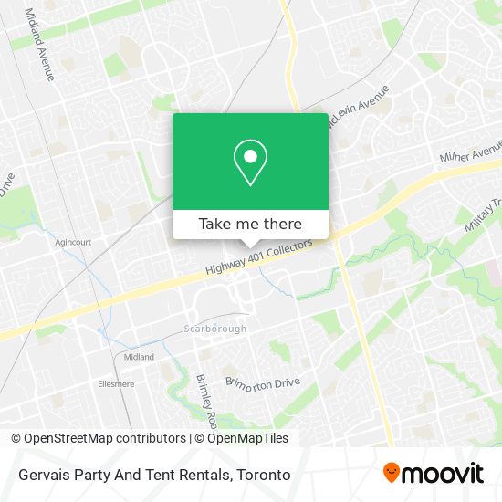 Gervais Party And Tent Rentals map