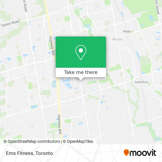 Ems Fitness map