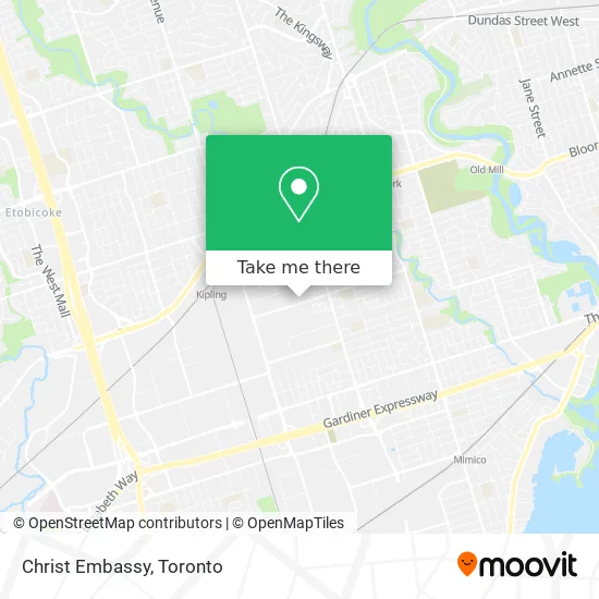 Christ Embassy map