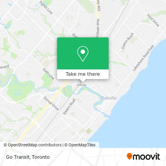 Go Transit map