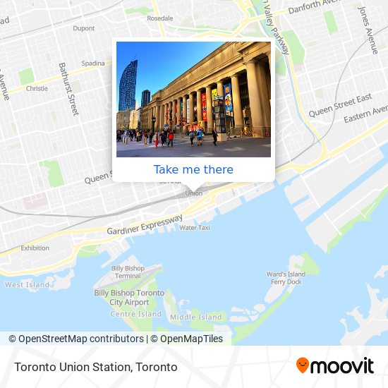 Toronto Union Station map