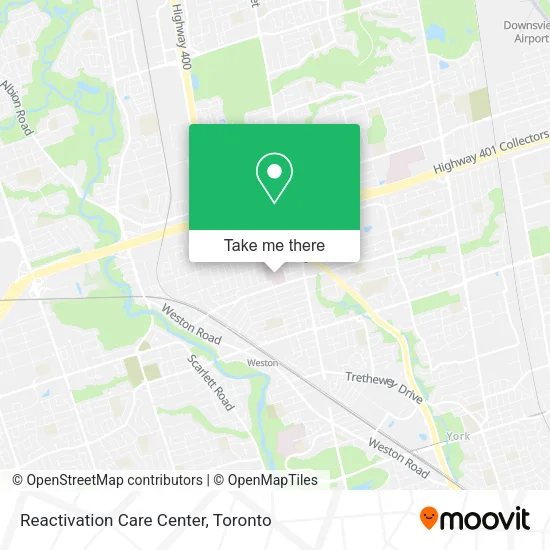 Reactivation Care Center map