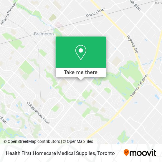 Health First Homecare Medical Supplies map