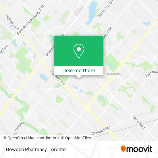 Howden Pharmacy map