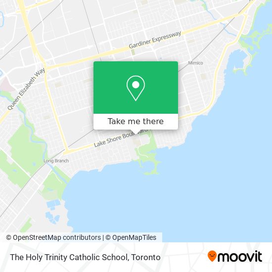 The Holy Trinity Catholic School map